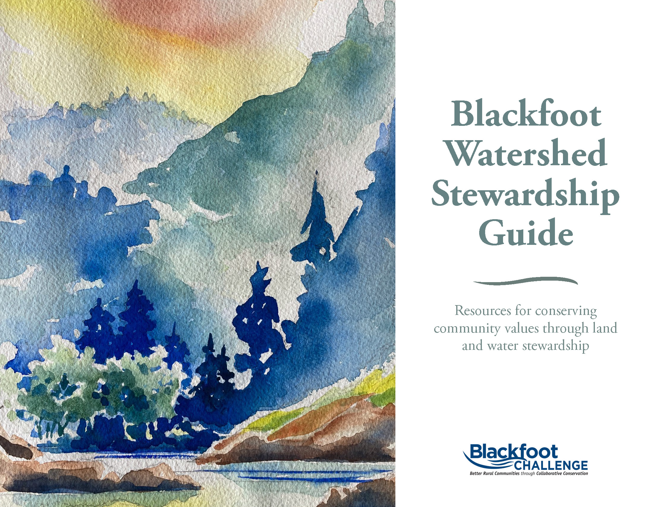 blackfoot watershed stewardship guide resource book front cover